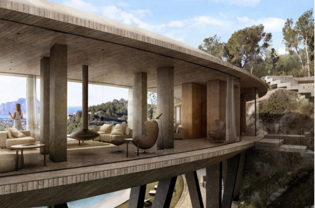 VILLA DE LUJO CON DISEÑO ÚNICO EN CONSTRUCCIÓN CON VISTAS AL MAR